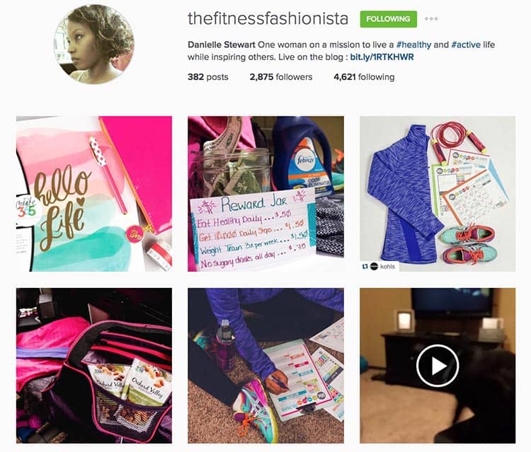 The Fitness Fashionista provides a lot of value to her Instagram followers